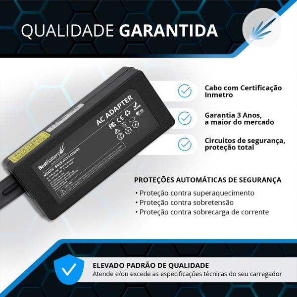 Imagem de Fonte Carregador para Notebook Acer Aspire D225