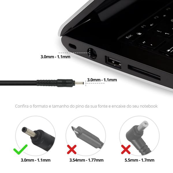 Imagem de Fonte Carregador para Notebook Acer KP.04501.001