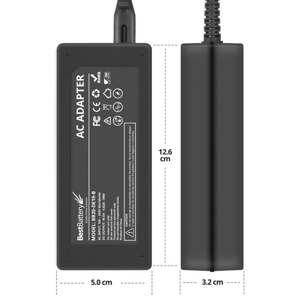 Fonte Carregador para Notebook Dell E1405 - BestBattery Imagem de Fonte Carregador para Notebook Dell E1405