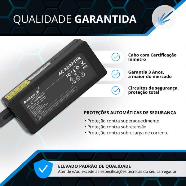 Fonte Carregador para Notebook Dell Inspiron 3179 - BestBattery Imagem de Fonte Carregador para Notebook Dell Inspiron 3179