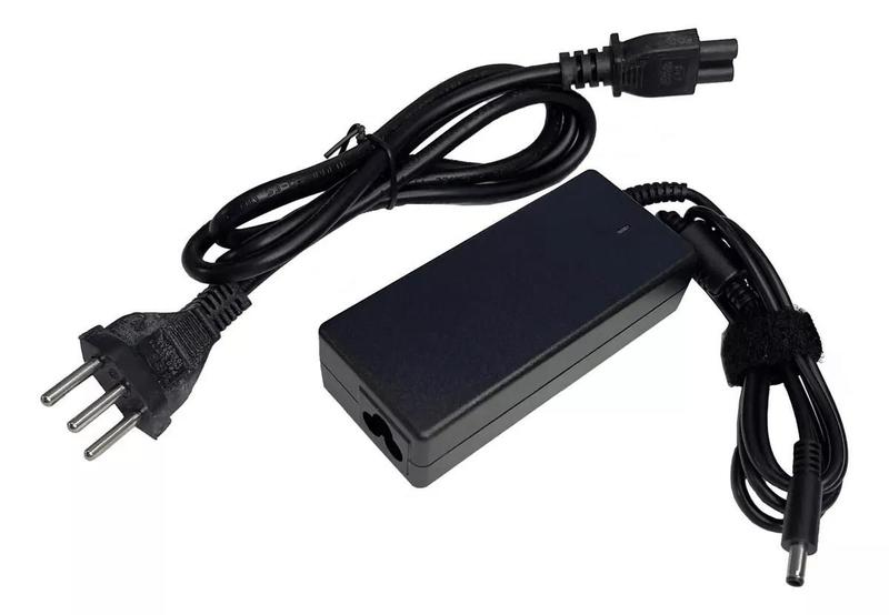 Imagem de Fonte Carregador Para Notebook Dell La45nm140 Xps 12 Inspiron 3501 De 19.5V 45Wh 2.31A  Plug 4.5Mm X 3.0Mm Fino