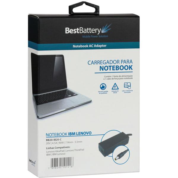 Fonte Carregador para Notebook Lenovo 3000-C100 - BestBattery Imagem de Fonte Carregador para Notebook Lenovo 3000-C100