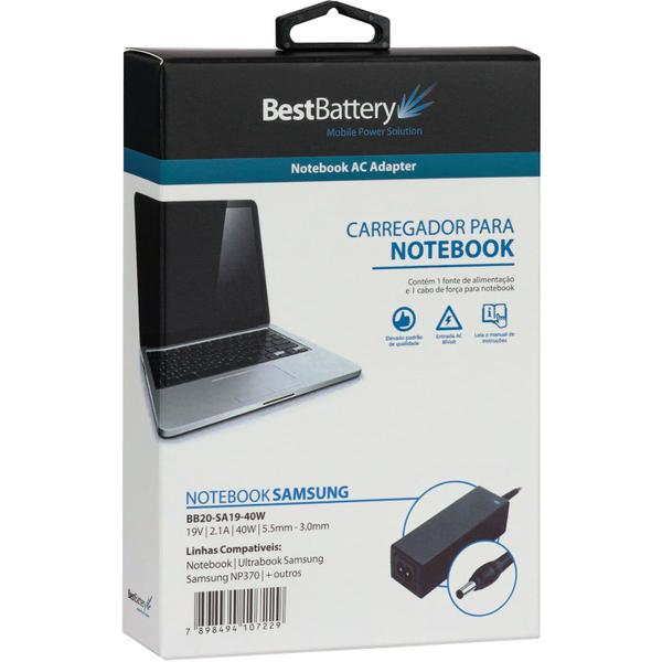 Imagem de Fonte Carregador para Notebook Samsung Ativ Book 2-270E5J-XD1