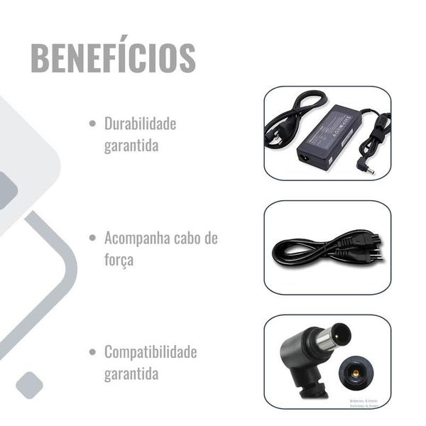 Imagem de Fonte Carregador Para Notebook Sony Vaio Vgn-s5 Series 19,5v