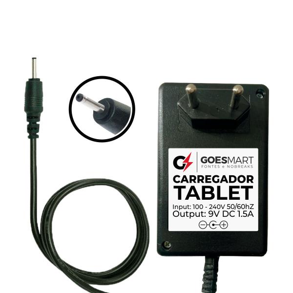 Imagem de Fonte Carregador Para Tablet 9v Dc 1.5a