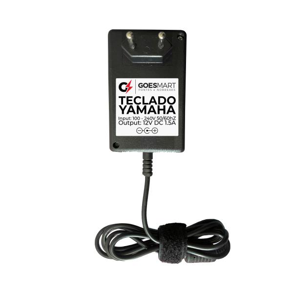 Fonte Carregador Teclado Yamaha 12v 1,5a Psr-172 - GOESMART Imagem de Fonte Carregador Teclado Yamaha 12v 1,5a Psr-172