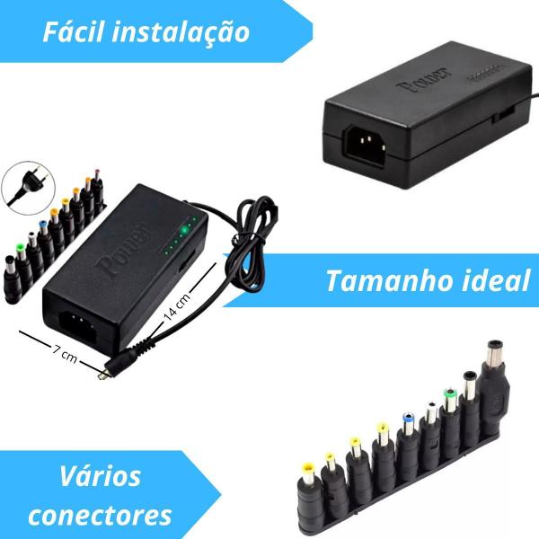 Imagem de Fonte Carregador Universal Notebook Adaptador 120W