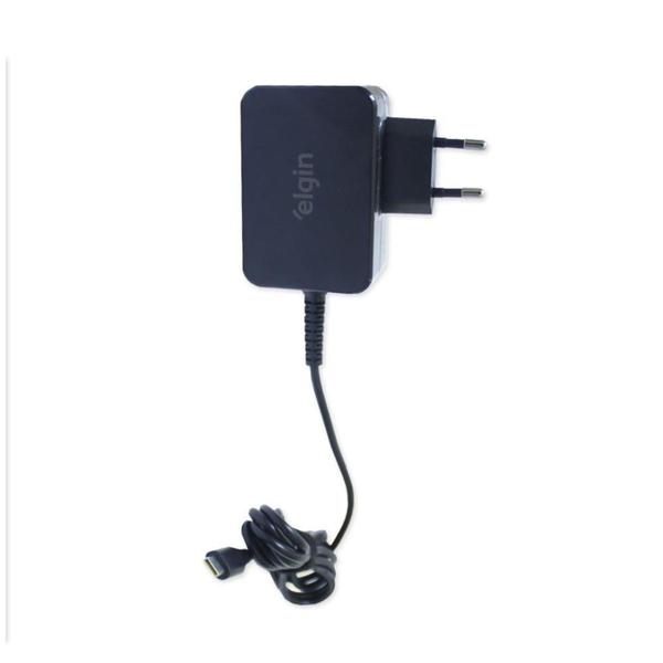 Imagem de Fonte Carregador Universal para Notebook 65W Elgin - USB Tipo-C - 46RFTE65WTPC