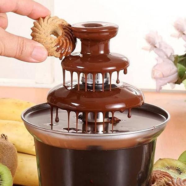 Imagem de Fonte Cascata Máquina Chocolate Fondue Torre 3 Andares