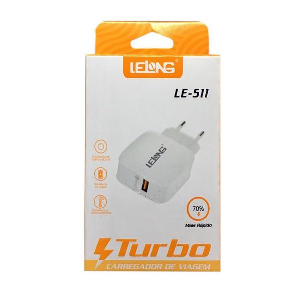 Imagem de Fonte Celular USB 2.4A Turbo LE-511 Lelong