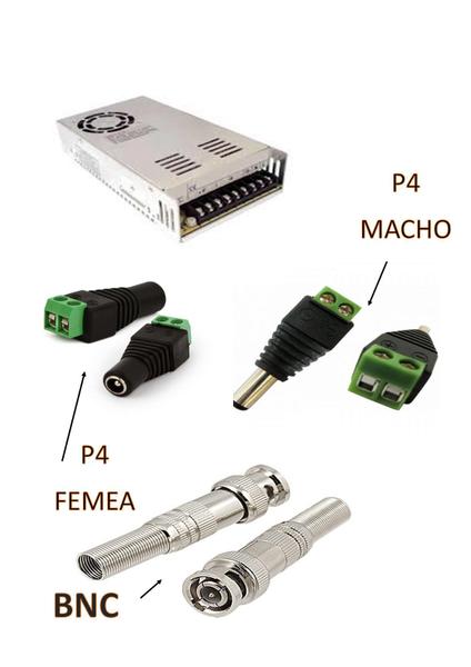 Imagem de Fonte Chaveada 12v 20a 240w c/. 30 Conectores Bnc, P4