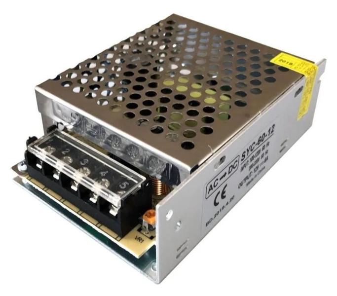 Fonte Chaveada 12V - 5A Colmeia Bivolt (Pa) - Vs Imagem de Fonte Chaveada 12V - 5A Colmeia Bivolt (Pa)