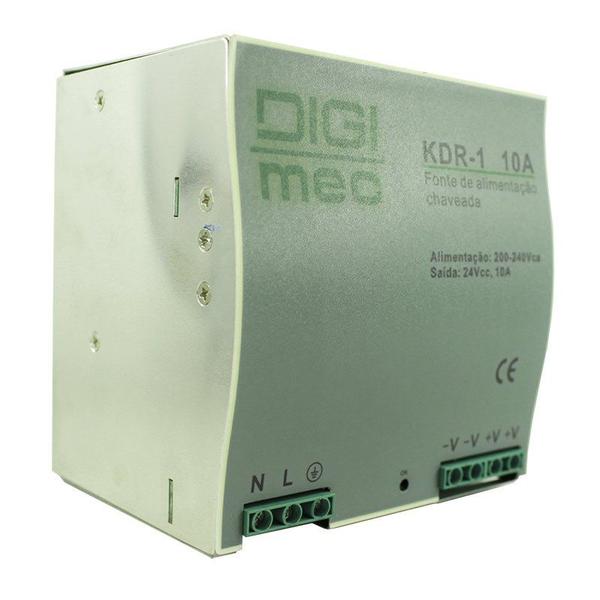 Imagem de Fonte Chaveada 24vcc 10a Kdr-1 240w 200-240vca Para Trilho Digimec