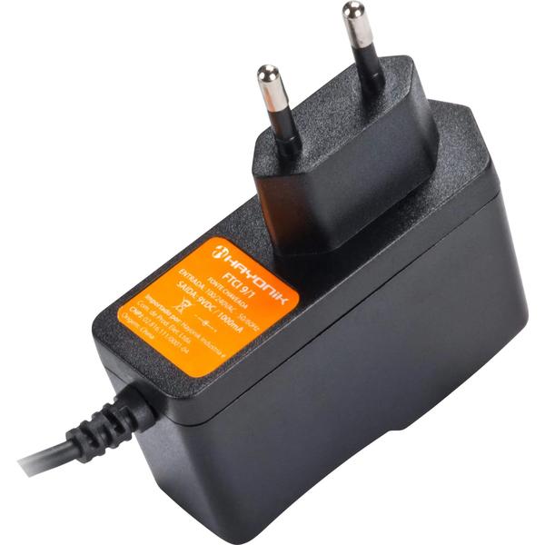 Imagem de Fonte Chaveada 9VDC 1A 9W P4 C+ FTCI 9/1 Bivolt Hayonik - 51198