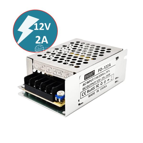 Imagem de Fonte Chaveada Alimentação 12v 2a Para Cftv Câmera Fita Led Circuitos De Alimentação Tb1213