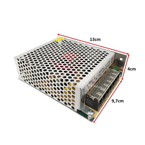 Imagem de Fonte Chaveada Alimentação 24v 5a 120w Colmeia Bivolt TB1594