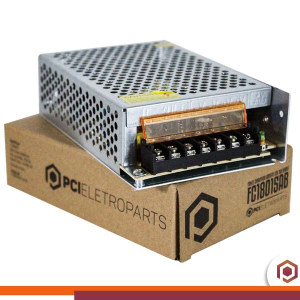 Fonte Chaveada Colmeia 12v 15a 180w Bivolt P/ Cftv Fitas Led - Pci Eletro Parts Imagem de Fonte Chaveada Colmeia 12v 15a 180w Bivolt P/ Cftv Fitas Led