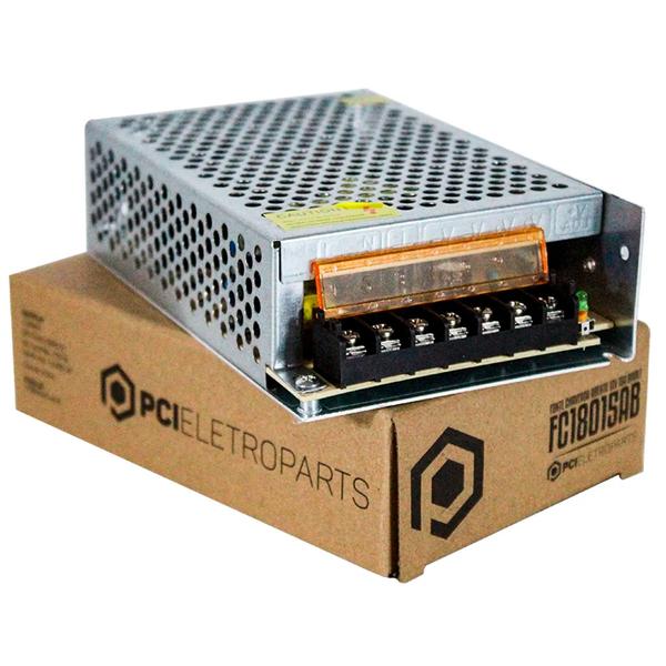 Fonte Chaveada Colmeia 12v 15a 180w Bivolt P/ Cftv Fitas Led - Pci Eletro Parts Imagem de Fonte Chaveada Colmeia 12v 15a 180w Bivolt P/ Cftv Fitas Led
