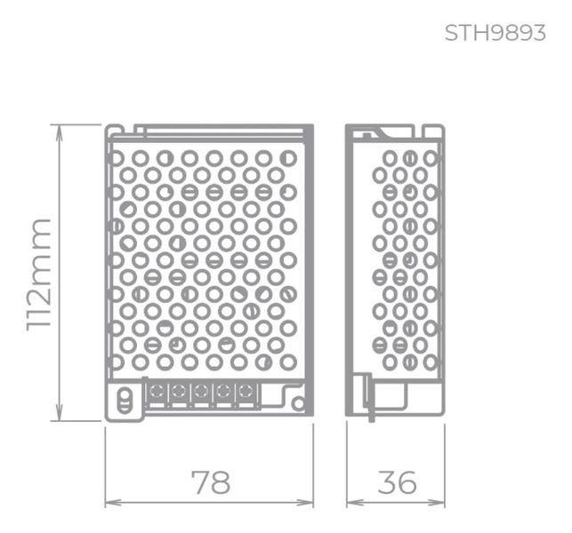 Imagem de Fonte Chaveada Para Fita Led 60W 12V Stella