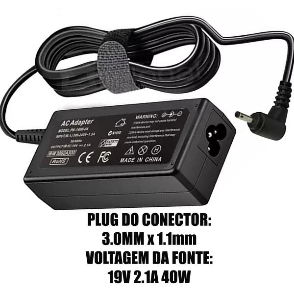 fonte Compatível 19v 2.1 para samsung expert np350xaa-jd1br - Power Imagem de fonte Compatível 19v 2.1 para samsung expert np350xaa-jd1br