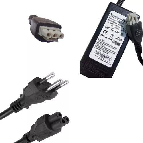 Imagem de Fonte Compatível Impressora HP 0957-2231 Plug Cinza + Cabo De Força