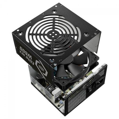 Imagem de Fonte Cooler Master Elite Nex W600 600W 80 Plus White Preta - MPW-6001-ACAW-BBR