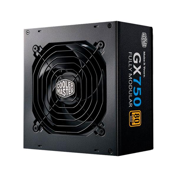 Imagem de Fonte Cooler Master Gx750 Full Modular 80 Plus Gold 750w, Preto - Mpe-7501-afaag-w1