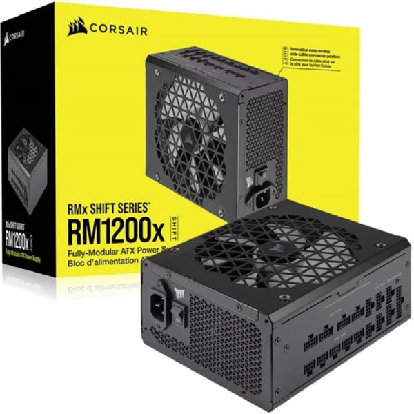 Imagem de Fonte Corsair 1200W RMx 80 Plus Gold Mod ATX12V PFC S/CABO