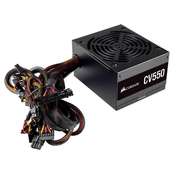 Imagem de Fonte Corsair CV550, 550W, 80 Plus Bronze - CP-9020210-BR