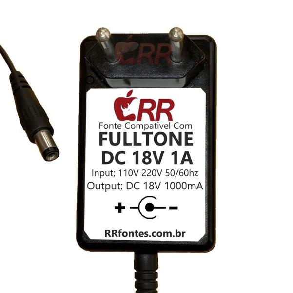 Imagem de Fonte DC 18V 1000mA Para Pedal Pedaleira Fulltone Gt-500 F.e.t. Catalyst Ct1