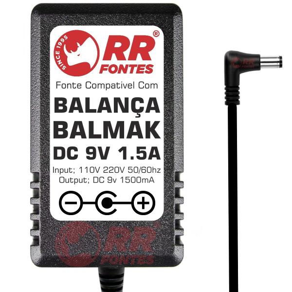 Imagem de Fonte DC 9V 1,5A Para Balança Pesadora Eletronica Balmak