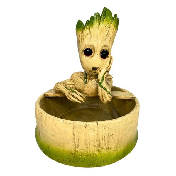 Imagem de Fonte De Água Com Baby Groot Vaso Plantas Jardim