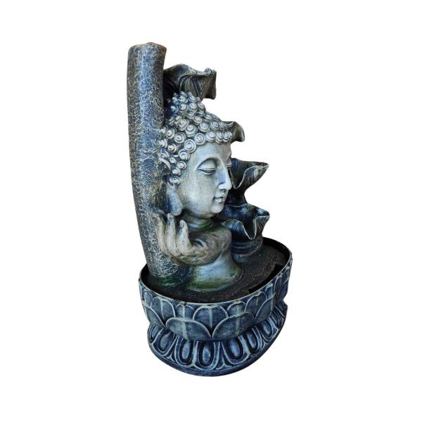 Imagem de Fonte de Água Decorativa Busto Buda 35cm Bivolt