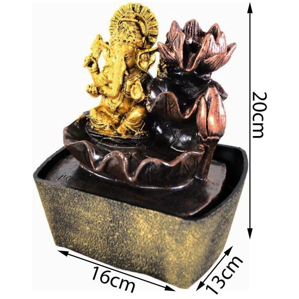 Imagem de Fonte De Água Decorativa Elefante Cascata Feng Shui Bivolt