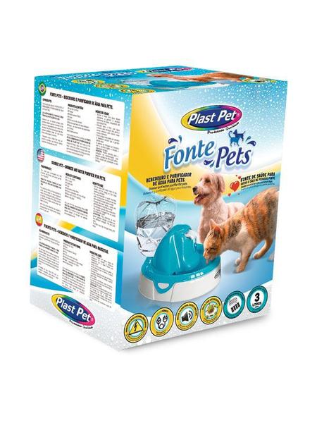 Imagem de Fonte de água para Gatos e Cães Fonte Pets - Plast Pet