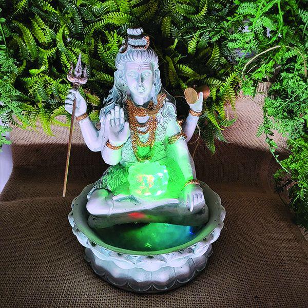 Imagem de Fonte De Água Shiva Flor De Lótus Led 28cm 01062