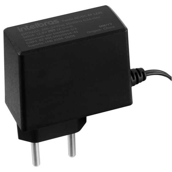 Imagem de Fonte de Alimentação 12V 1A AC/DC EF 1201 L Intelbras