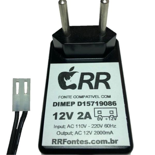 Imagem de Fonte de alimentação 12V para Relógio de Ponto Dimep modelo Biopoint 2