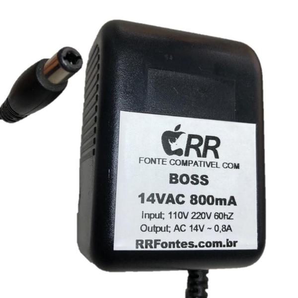 Imagem de Fonte de alimentação 14Vac para equalizador Boss BRC-120 modelo ME-6