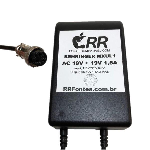 Imagem de Fonte de alimentação 19Vac para mesa de som Behringer MXUL-1 modelo DX1000