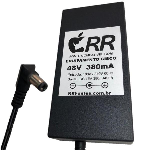 Fonte de alimentação 48Vdc para telefone IP Cisco modelo Cp-7910g - RRFontes Imagem de Fonte de alimentação 48Vdc para telefone IP Cisco modelo Cp-7910g
