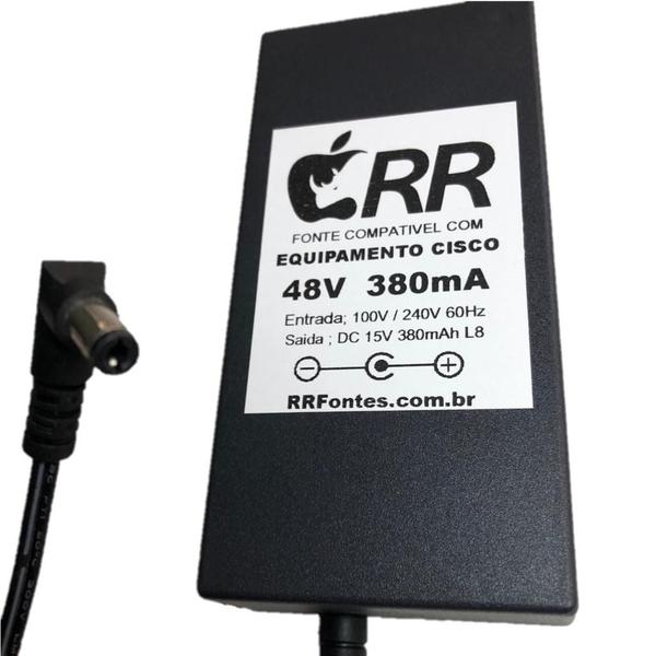 Fonte de alimentação 48Vdc para telefone IP Cisco modelo Cp-7910g - RRFontes Imagem de Fonte de alimentação 48Vdc para telefone IP Cisco modelo Cp-7910g