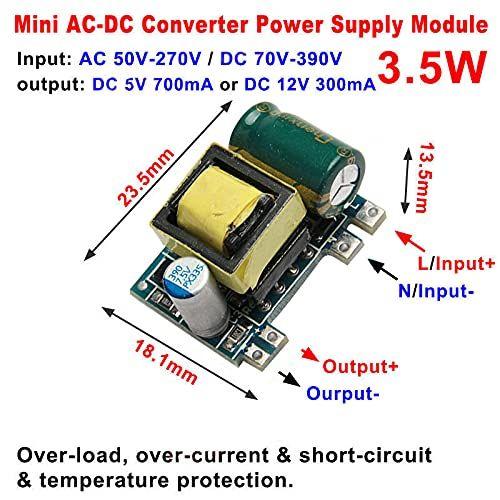 Imagem de Fonte de alimentação Acxico 5V 700mA AC-DC Converter 110V-230V