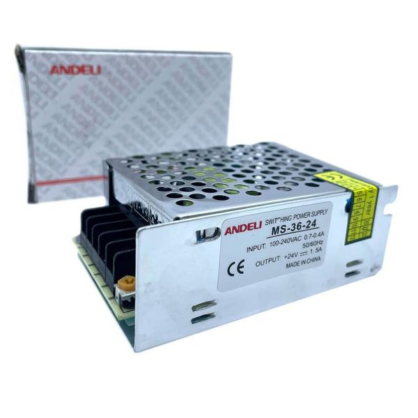 Imagem de Fonte de Alimentação Andeli MS-36-24 36W Saída 24V - 1,5A