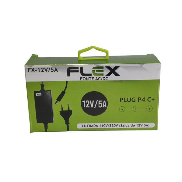 Imagem de Fonte De Alimentação Bivolt Para Pc Plug P4 C+ Fx-12v/5.0a