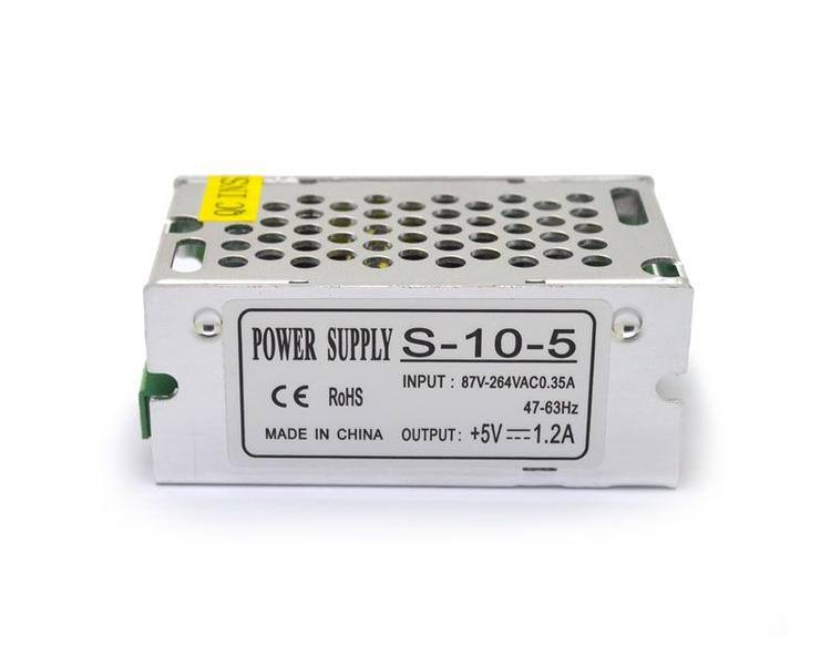 Imagem de Fonte de Alimentação Chaveada Entrada 87~264V Saída 5V/1.2A - Bivolt - S-10-5