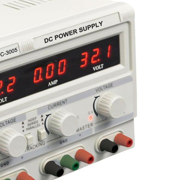 Imagem de Fonte de Alimentação Dupla DC Regulada 30V/5A - MINIPA-MPC-3005