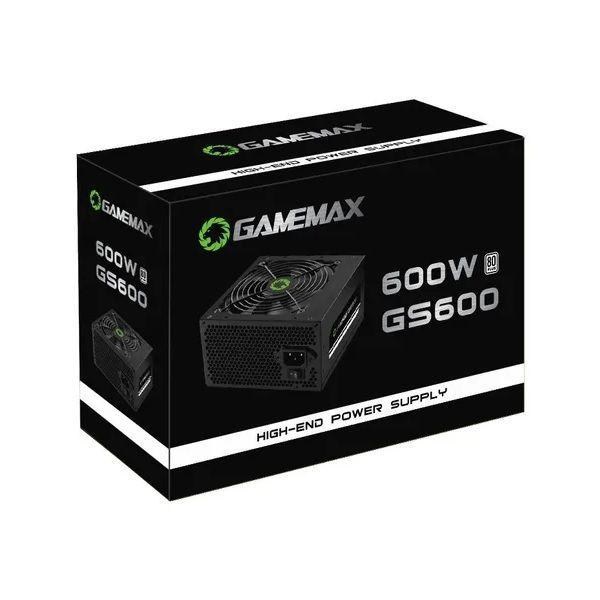 Imagem de Fonte de Alimentação Gamemax GS600 80 Plus White 600W Com PFC - Preto