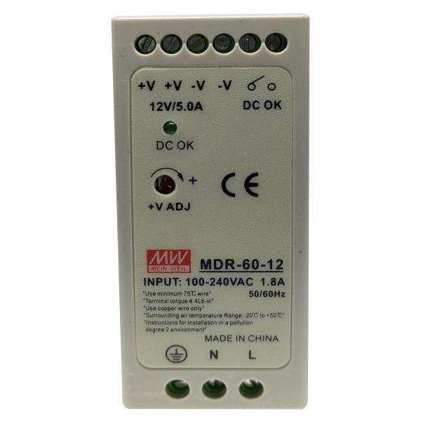 Imagem de Fonte de Alimentação MDR-60-12 12VDC 5A