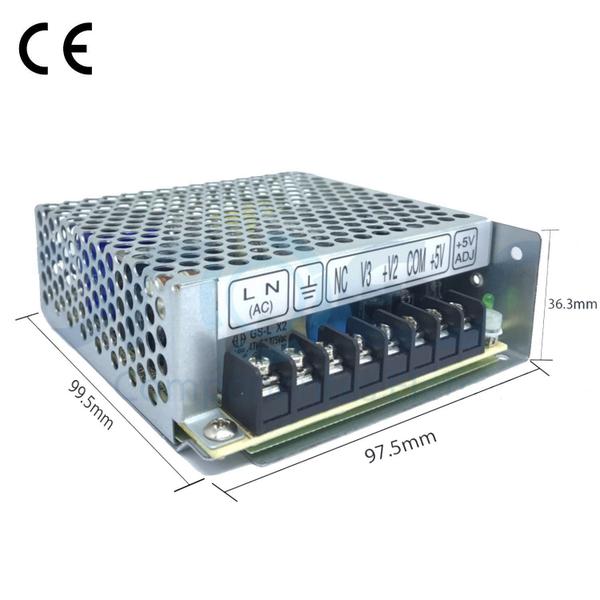 Imagem de Fonte de Alimentação Mean Well RT-50C Saída Tripla +5V+15V-15V